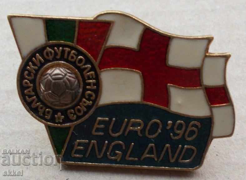 Футболна значка БФС за Евро 1996 Англия футболен знак футбол