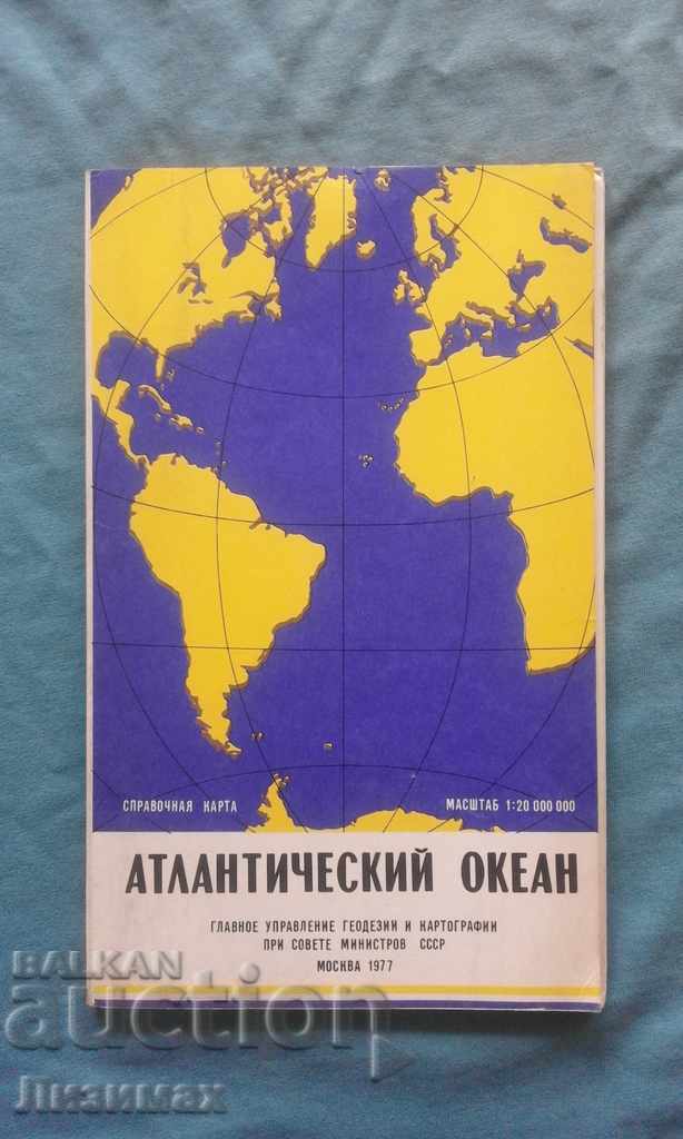 Atlantic Ocean. Reference card