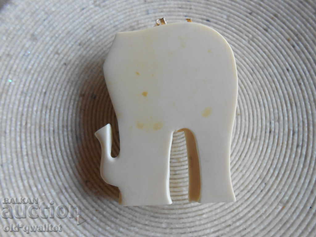 Licitație Vechi MEDALION - Aur 585, os, Rubin, Smarald, Safir