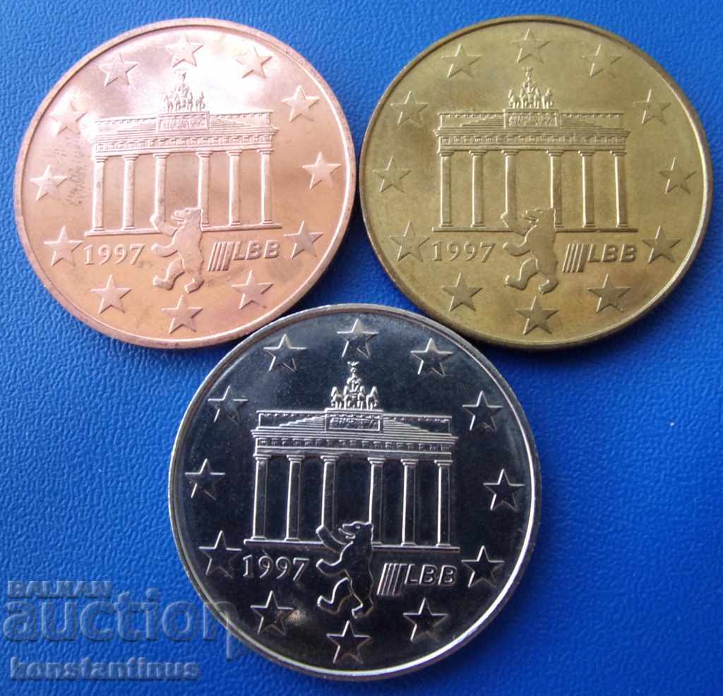 Germania Lot 1½, 2½, 10 Euro 1997 Foarte rare cu preț € 16.87 | 32.99 BGN Germania Lot 1½, 2½, 10 Euro 1997 Foarte rare cu preț € 16.87 | 32.99 BGN