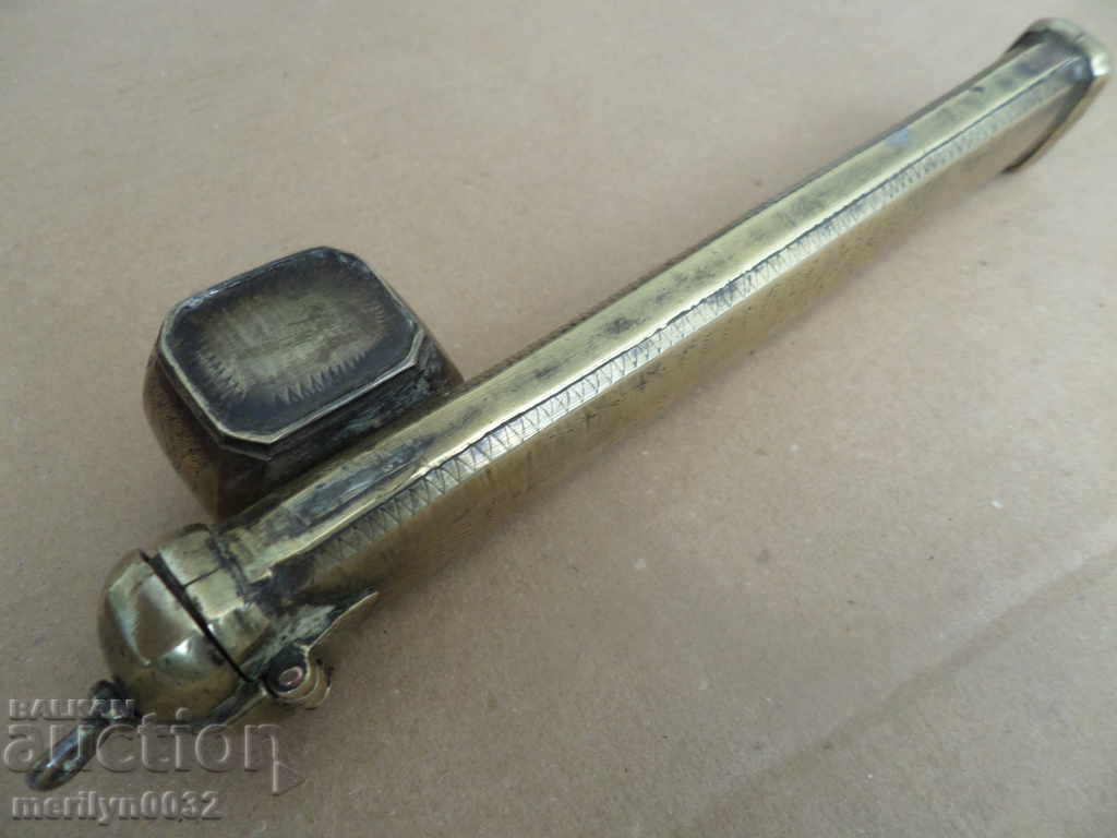 Auction  Ottoman divit devit inkwell early 19th in ORIGINAL