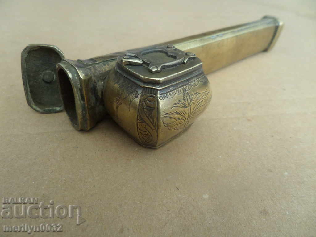 Ottoman divit devit inkwell early 19th in ORIGINAL - 5