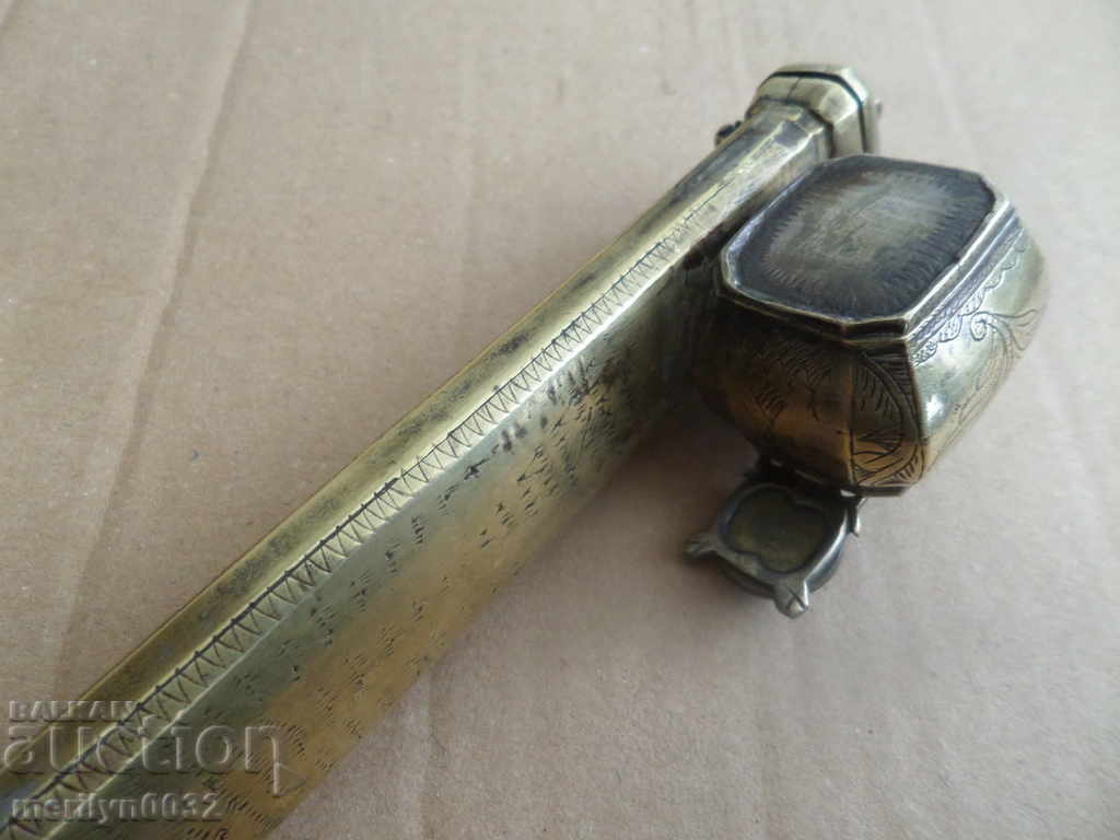 Ottoman divit devit inkwell early 19th in ORIGINAL - 6