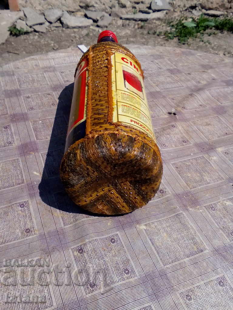 An old lined bottle, a bottle - 5