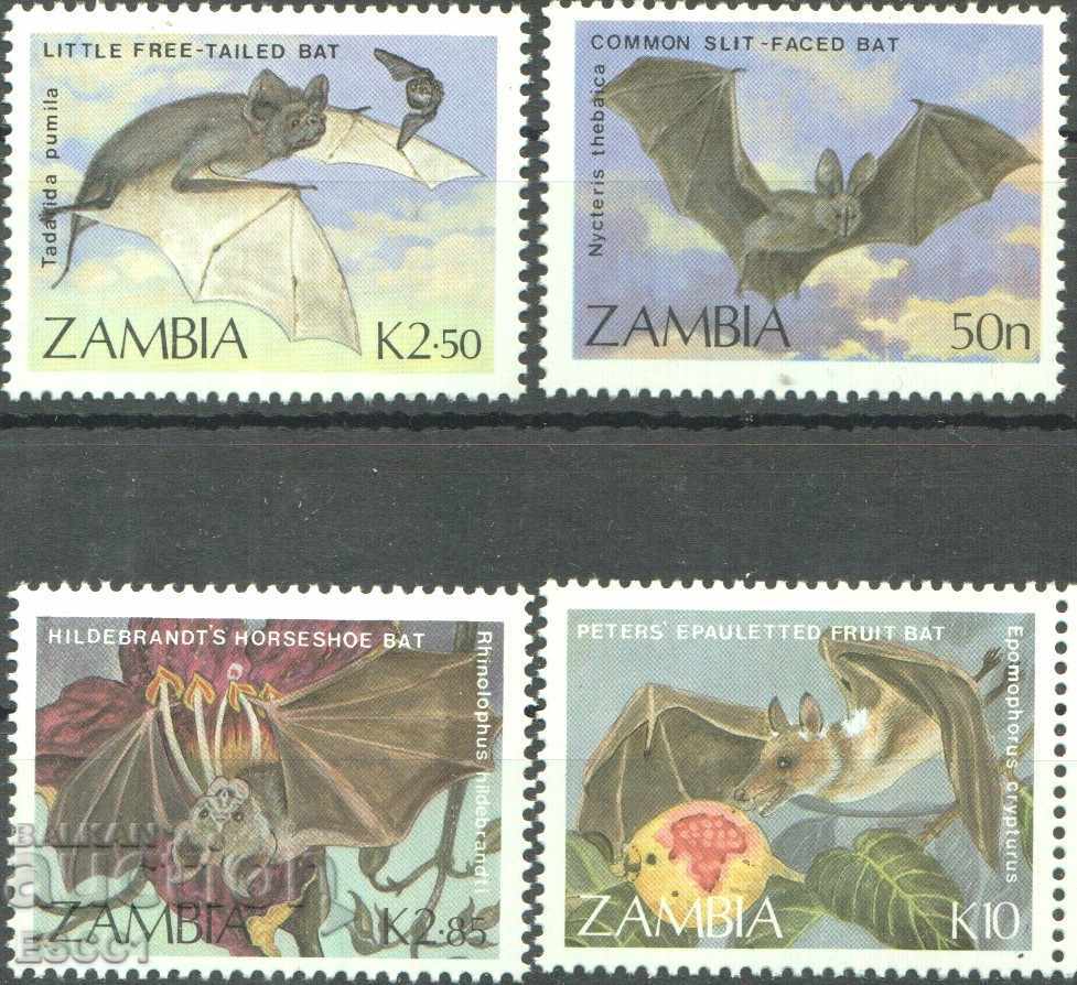 Pure Fauna Bats 1989 μάρκες από τη Ζάμπια