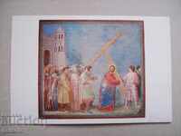 Old postcard - reproduction Giotto Padua