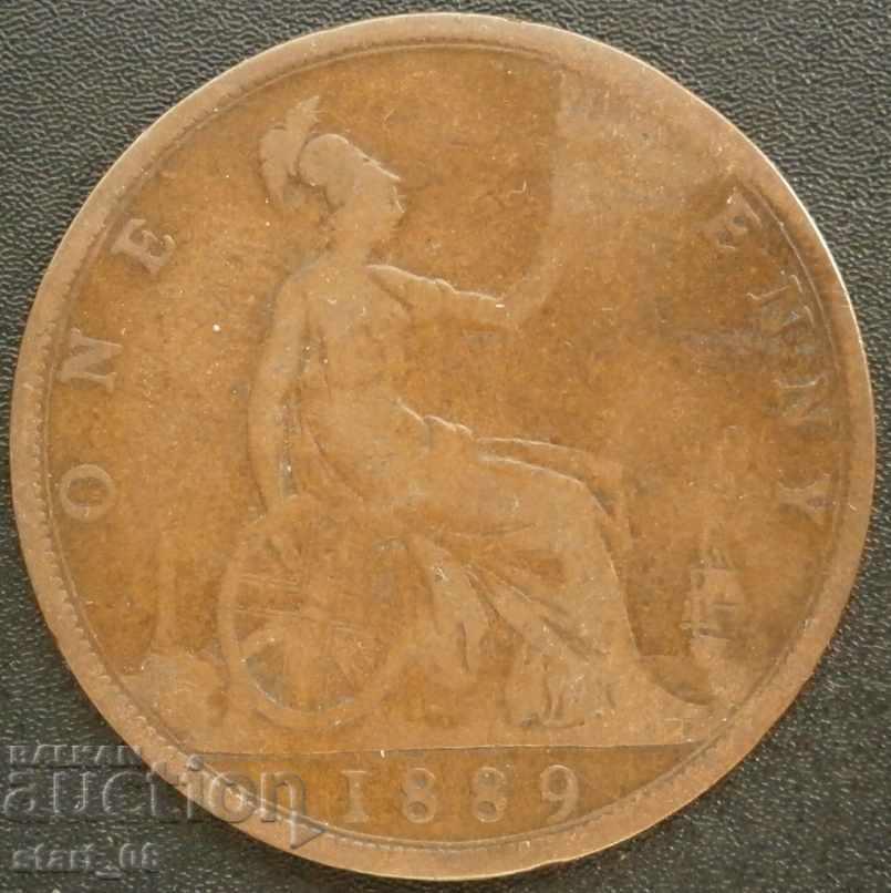 Marea Britanie Penny 1889