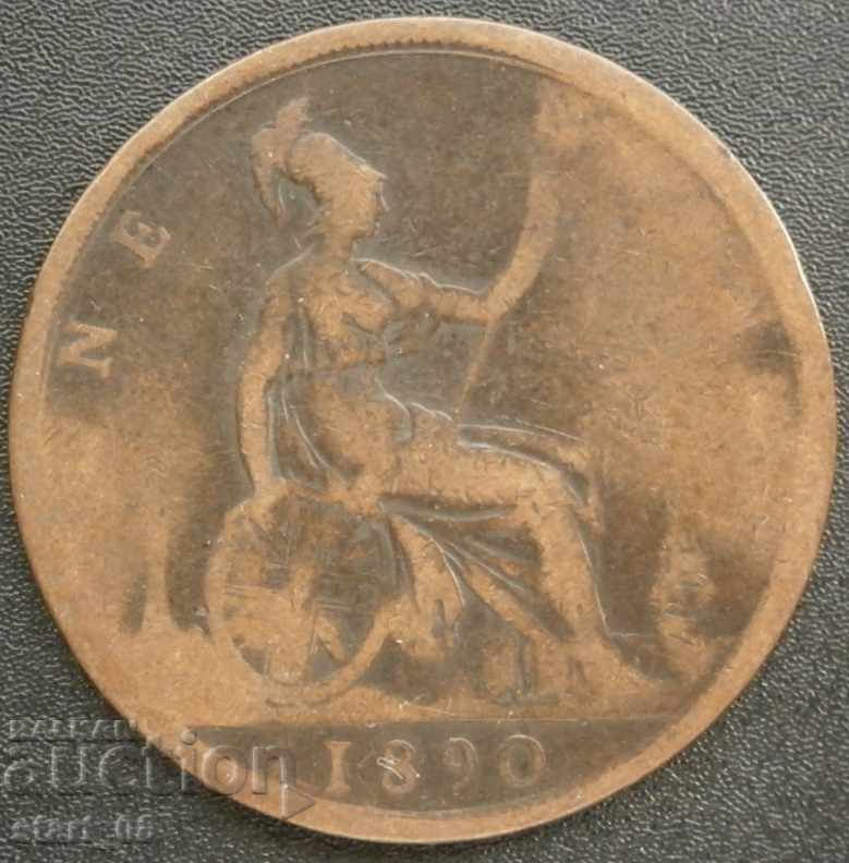 Marea Britanie Penny 1890