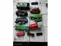 Lot of toy trains