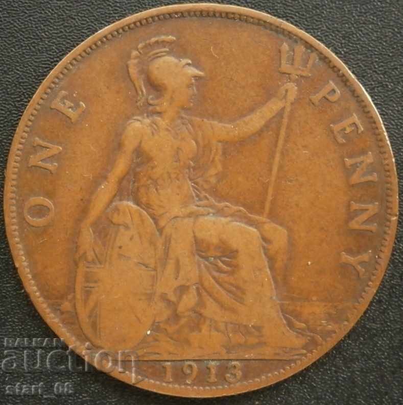 Marea Britanie Penny 1913