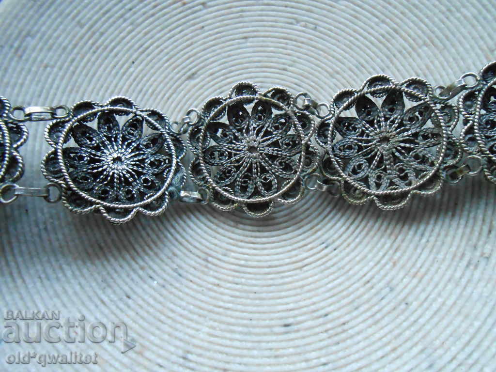 Wonderful old SILVER GRAY, Coral, Coral, filigree - 5 Wonderful old SILVER GRAY, Coral, Coral, filigree - 5