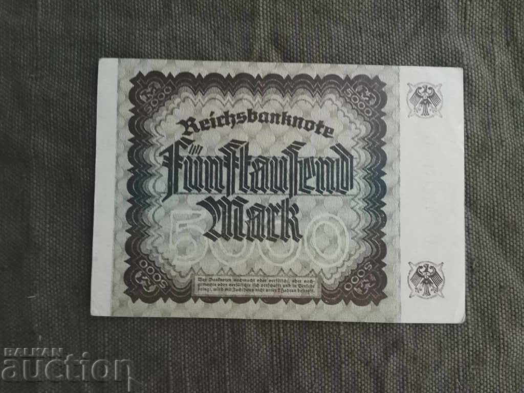 5000 marks Germany 1922 with price 40.00 BGN | € 20.45 5000 marks Germany 1922 with price 40.00 BGN | € 20.45