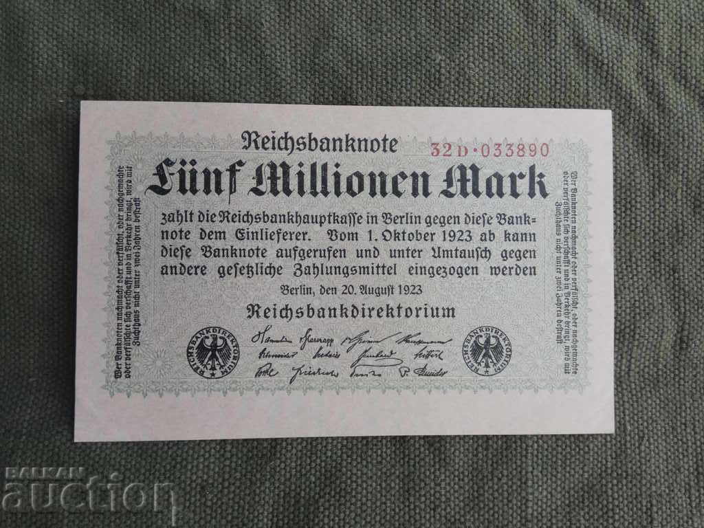 5 million marks Germany 1923 5 million marks Germany 1923