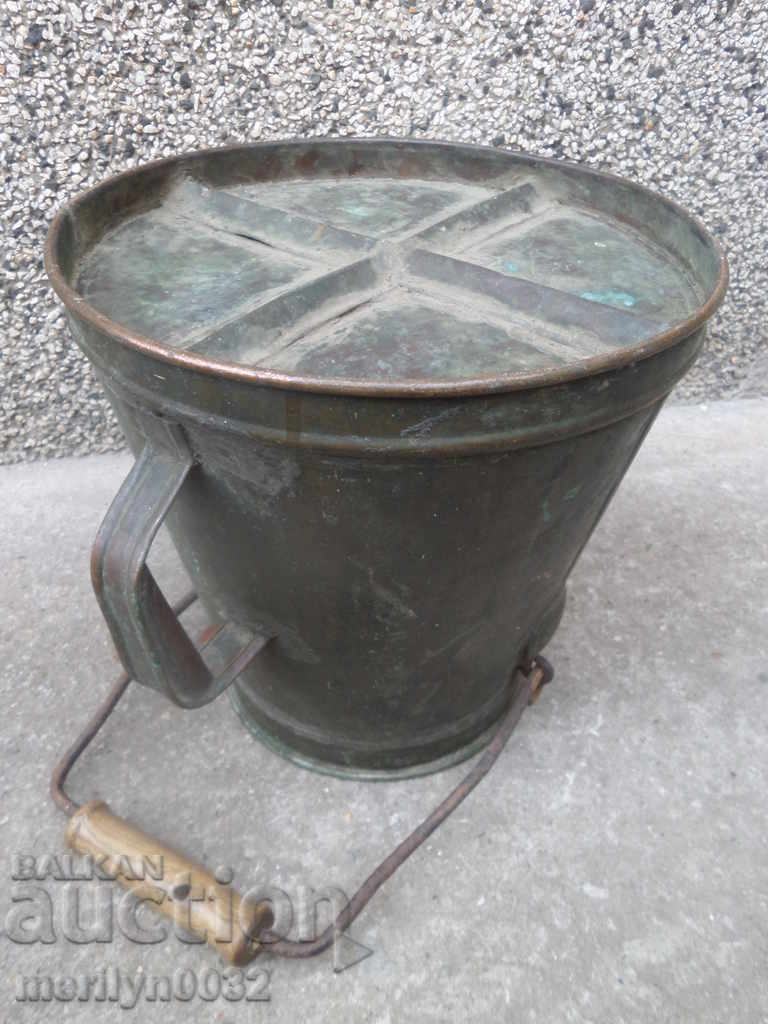 Bucket measure for brandy 1925 year güm jug copper copper vessel bucket - 6 Bucket measure for brandy 1925 year güm jug copper copper vessel bucket - 6