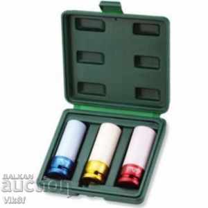 Set de jante din aliaj de 3 piese pentru jante din aliaj de 1/2 " cu preț 39.50 BGN | € 20.20