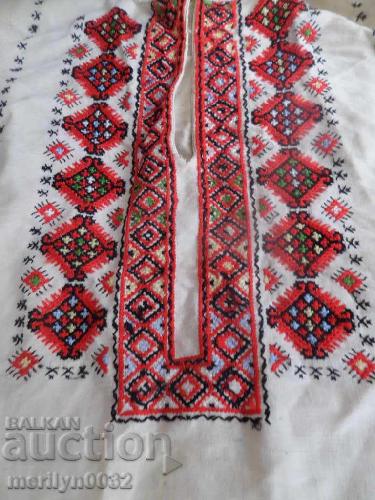 Cămașă veche autentică brodata Kenar wear broderie - 6