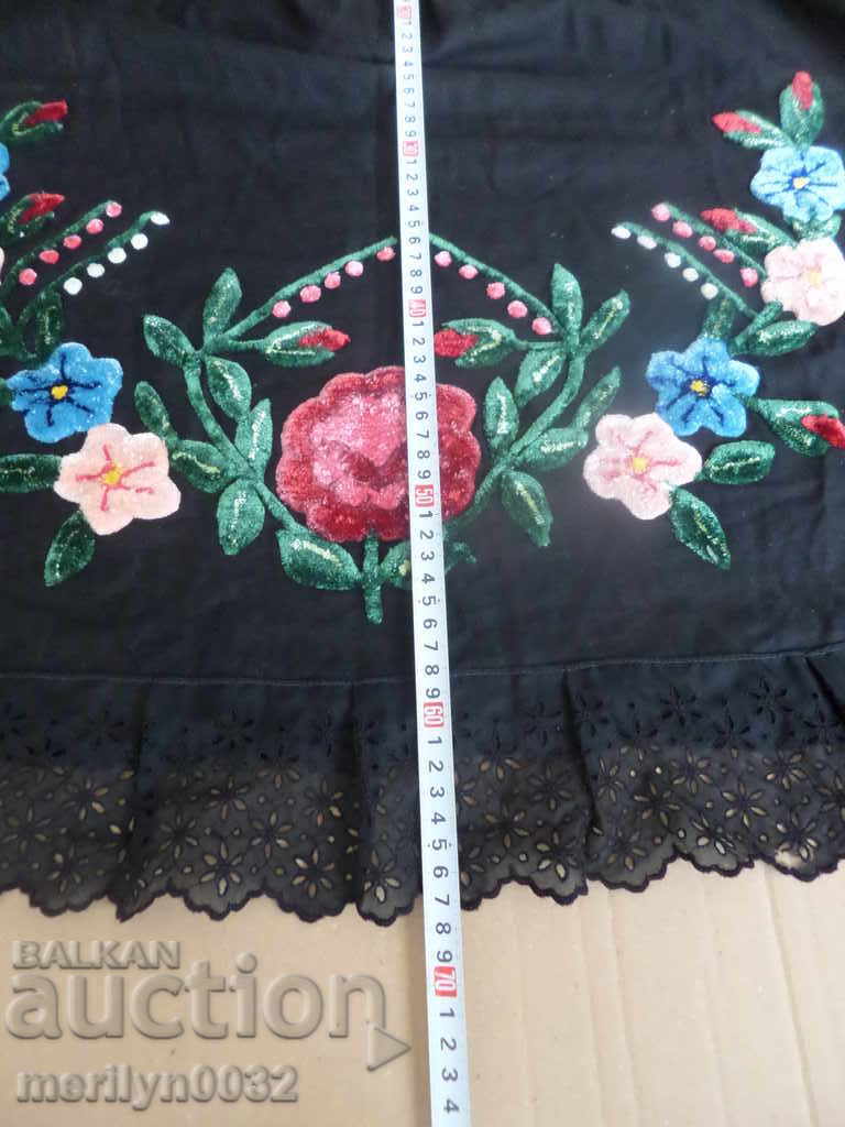 Old woven embroidered towel embroidered apron costume - 5 Old woven embroidered towel embroidered apron costume - 5