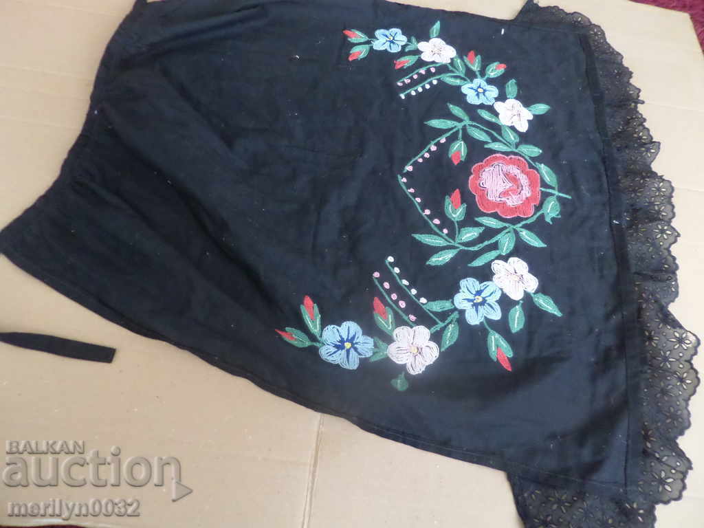 Old woven embroidered towel embroidered apron costume - 7 Old woven embroidered towel embroidered apron costume - 7