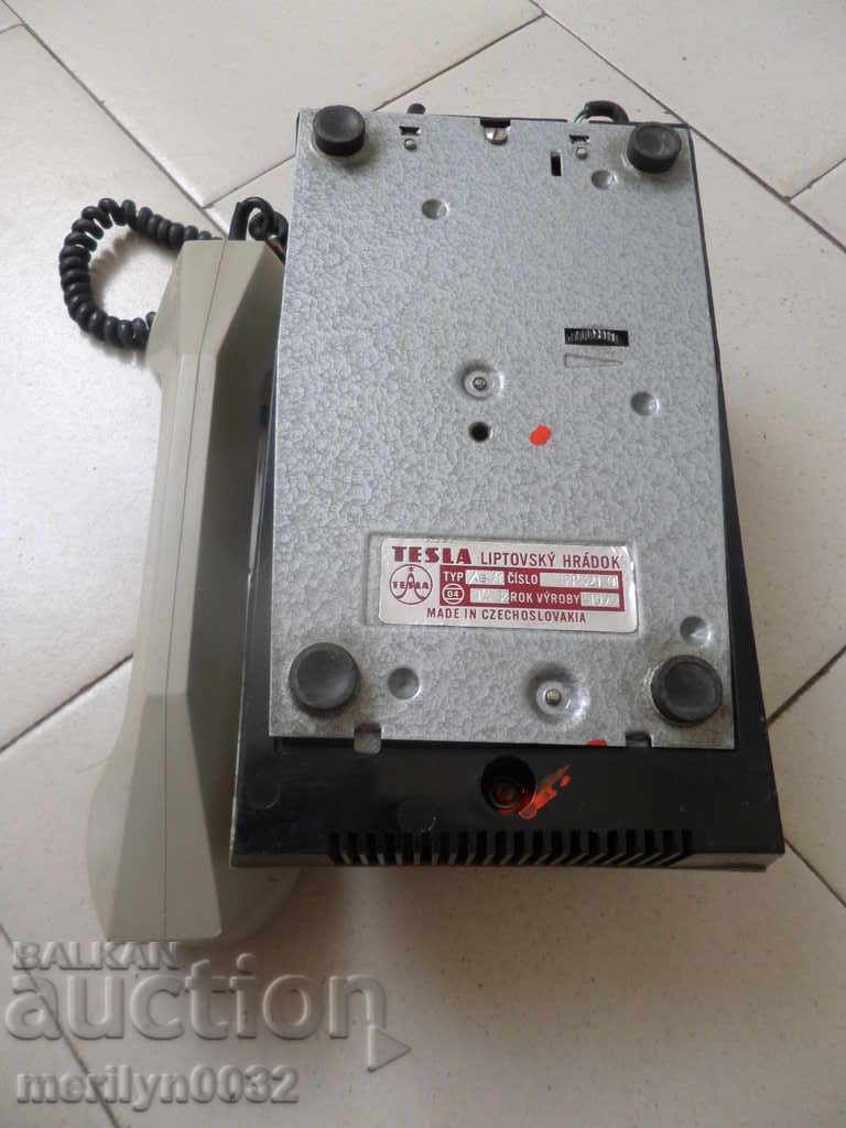 Phone machine TESLA 1972 year Czechoslovakia Czechoslovakia - 5