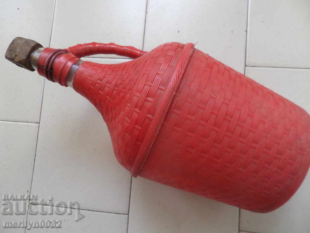 An old glass bottle of damagan bash wine bottle for the brandy container with price 41.00 BGN | € 20.96