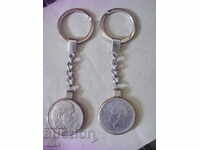 Old coins - key chains