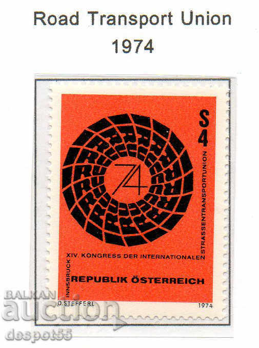 1974. Австрия. Международен съюз за пътни превози.