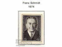 1974. Austria. Franz Schmidt, composer and musician.