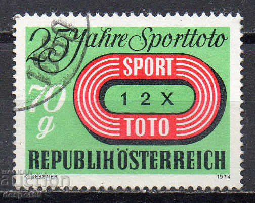1974. Αυστρία. 25 χρόνια αθλητισμού.