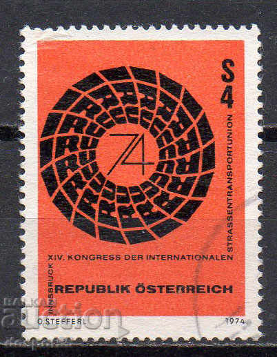 1974. Αυστρία. Διεθνής Ένωση Οδικών Μεταφορών.