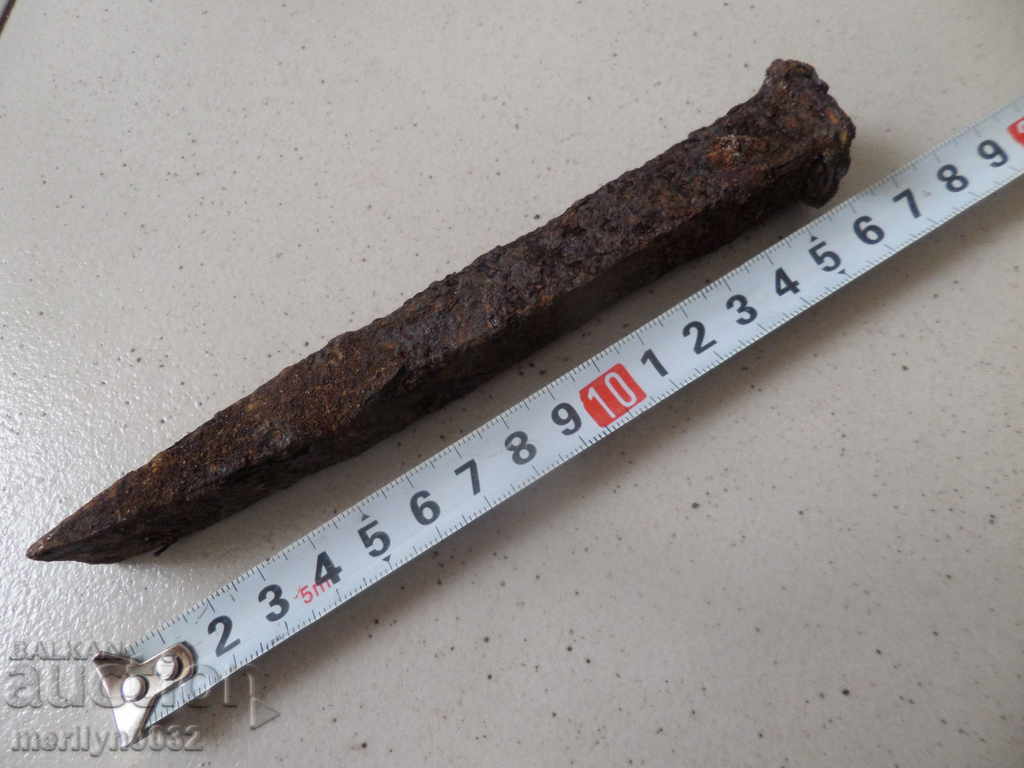 Auction  Renaissance wrought iron chopper