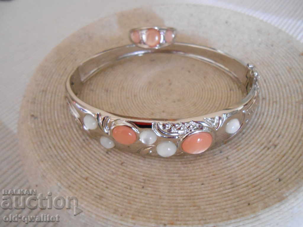 Auction  COMPLEX: GRAY and RING, Lunar stone in Srebro 925