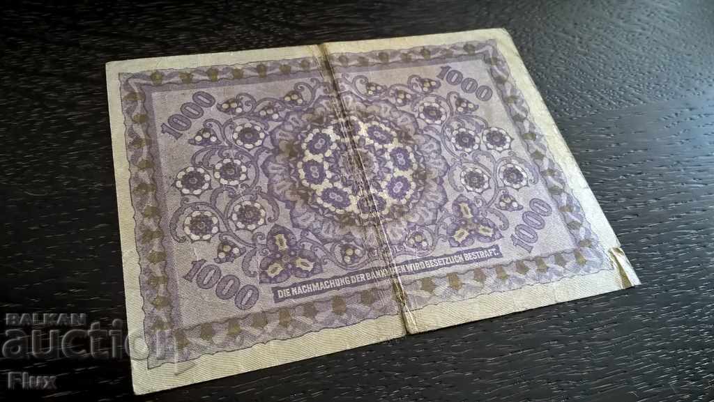 Banknote - Austria - 1000 kroner | 1922 with price 14.00 BGN | € 7.16 Banknote - Austria - 1000 kroner | 1922 with price 14.00 BGN | € 7.16