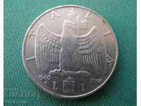 Italy 1 Pound 1940 Rare Coin