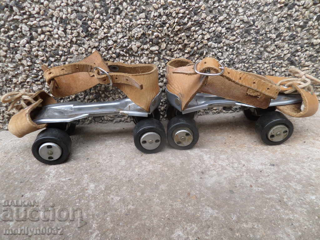 Roller skates from the toy, toy, sports attribute USSR