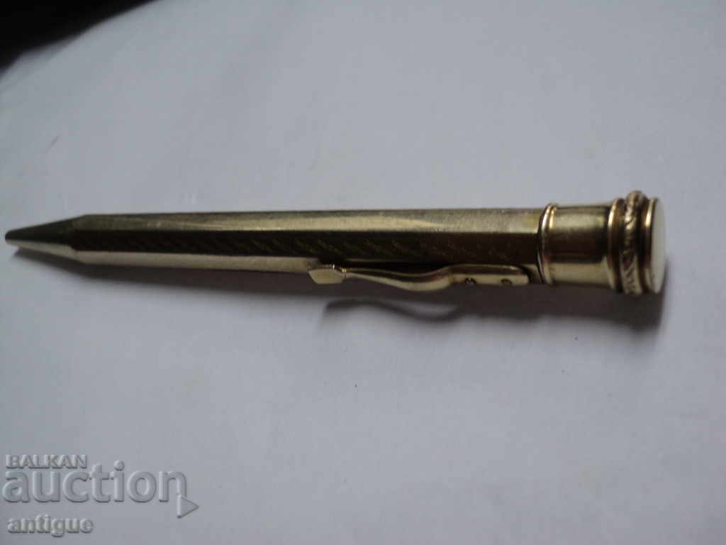 Old gilded pencil 19-20th century. - 5 Old gilded pencil 19-20th century. - 5