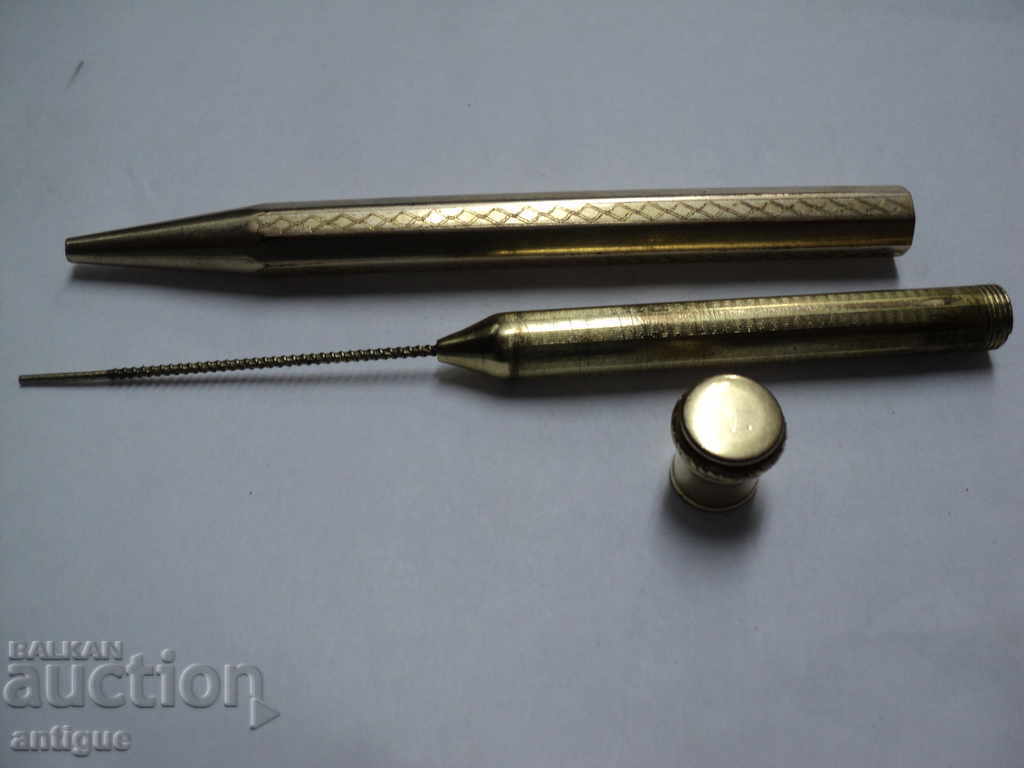 Old gilded pencil 19-20th century. - 6 Old gilded pencil 19-20th century. - 6