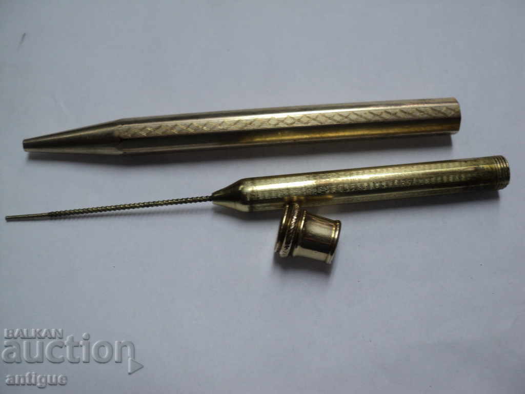 Old gilded pencil 19-20th century. - 7 Old gilded pencil 19-20th century. - 7