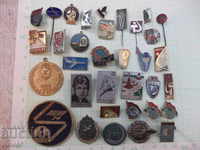 Lot of 34 pcs. Soviet badges