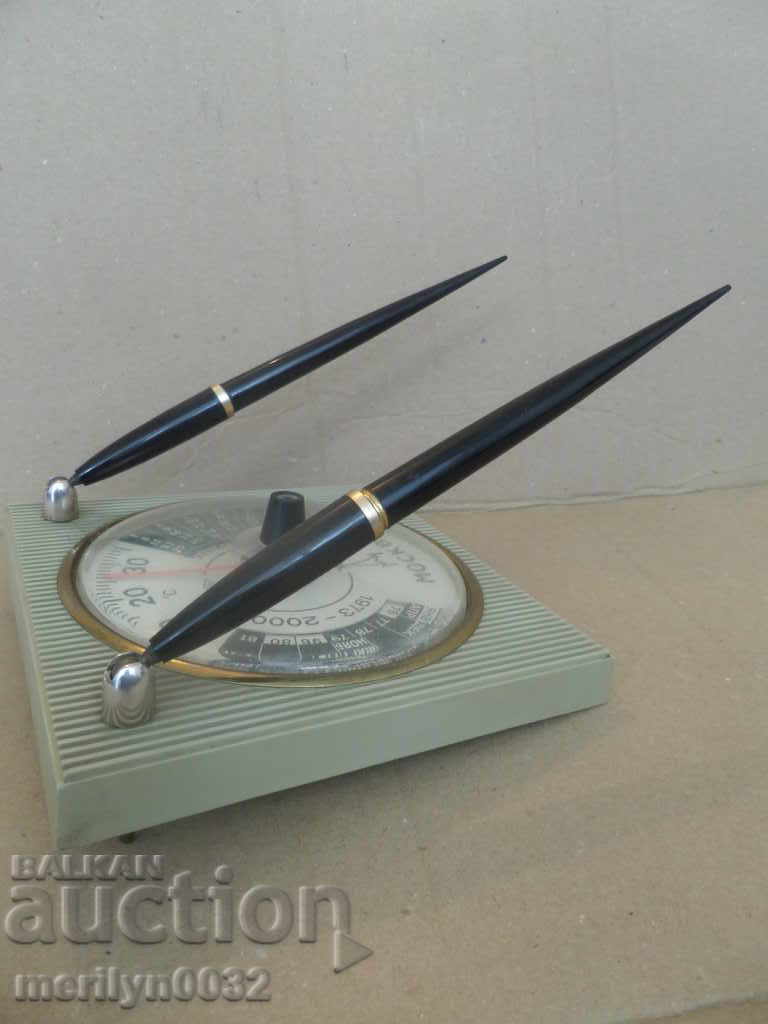 Delivery of Soviet calendar thermometer pens pen USSR Moscow