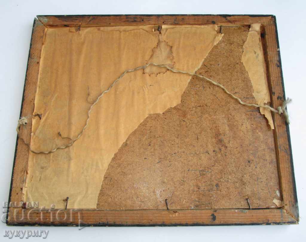 Delivery of Old picture landscape "Sea bay" oil phaser unsigned