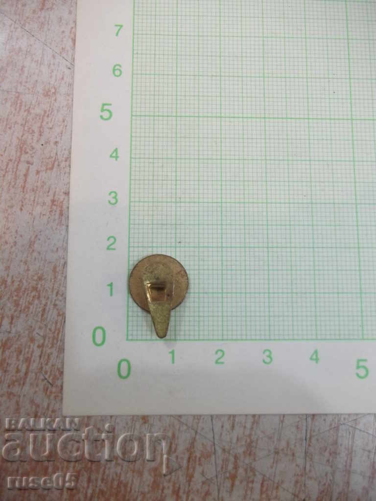 Lot of 2 pcs. badges "ELEKTRO PRAHA" Czechoslovak with price 5.00 BGN | € 2.56