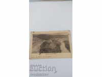 Пощенска картичка Велико Търново Изгледа на Буруна 1911