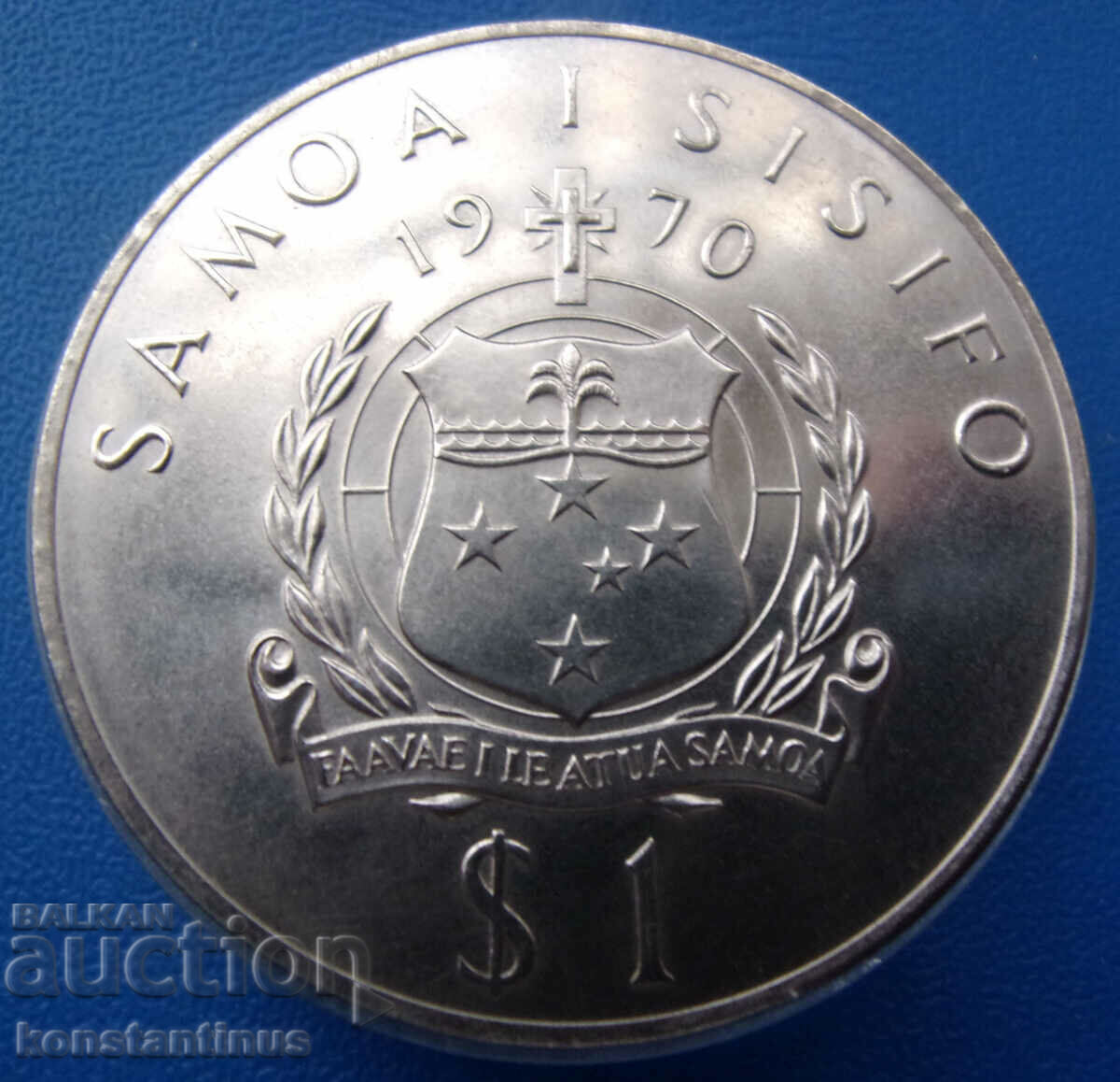 Samoa și Sisif 1 Tala 1970 UNC Rare cu preț € 28.12 | 55.00 BGN Samoa și Sisif 1 Tala 1970 UNC Rare cu preț € 28.12 | 55.00 BGN