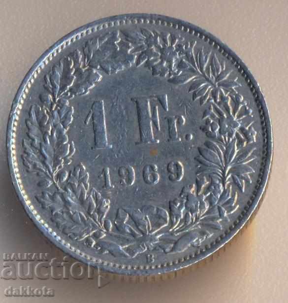 Швейцария франк 1969 година