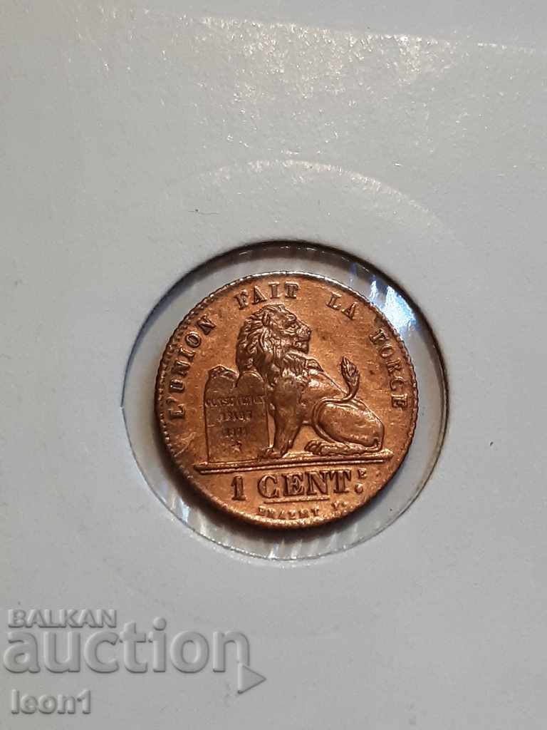 1 cent 1914  Белгия