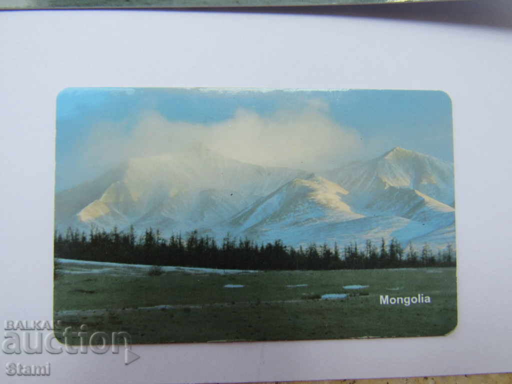 Auction  Set magnet and postcard from Mongolia-Altai