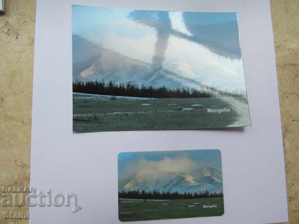 Set magnet and postcard from Mongolia-Altai - 6