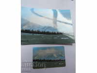 Set magnet and postcard from Mongolia-Altai