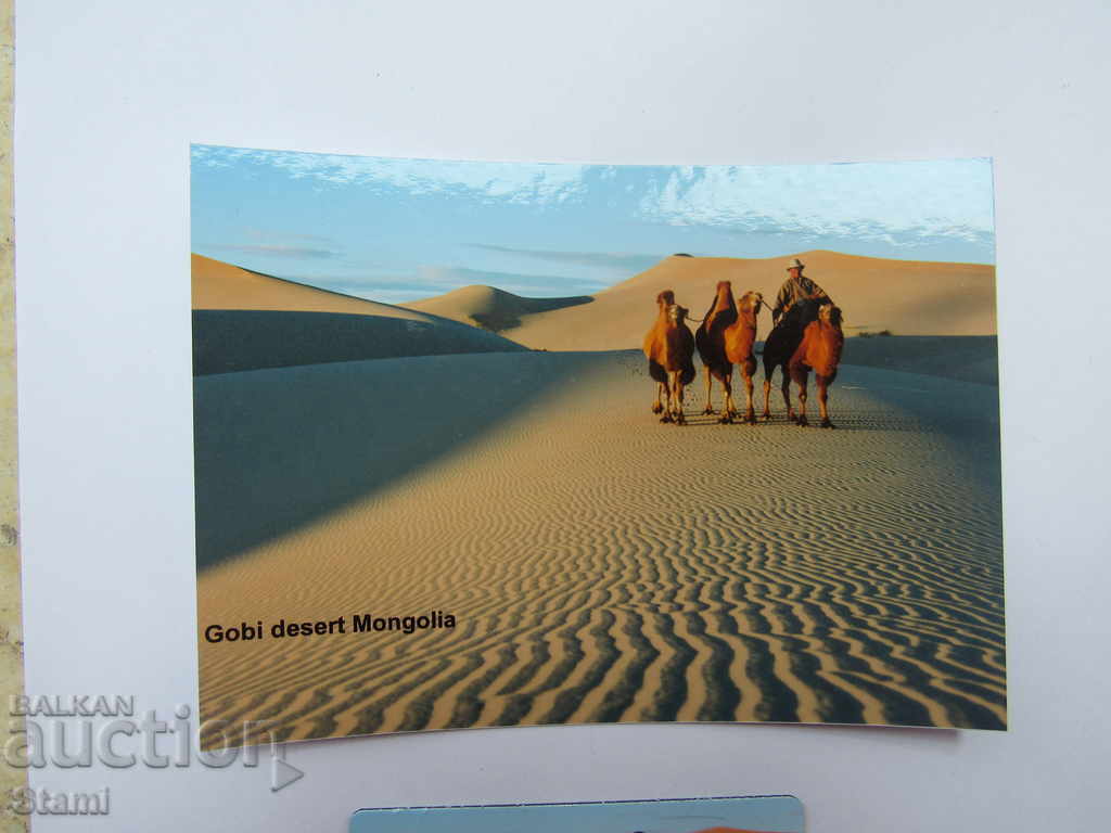 Auction Set magnet and postcard from Mongolia-Gobi-3 Auction Set magnet and postcard from Mongolia-Gobi-3