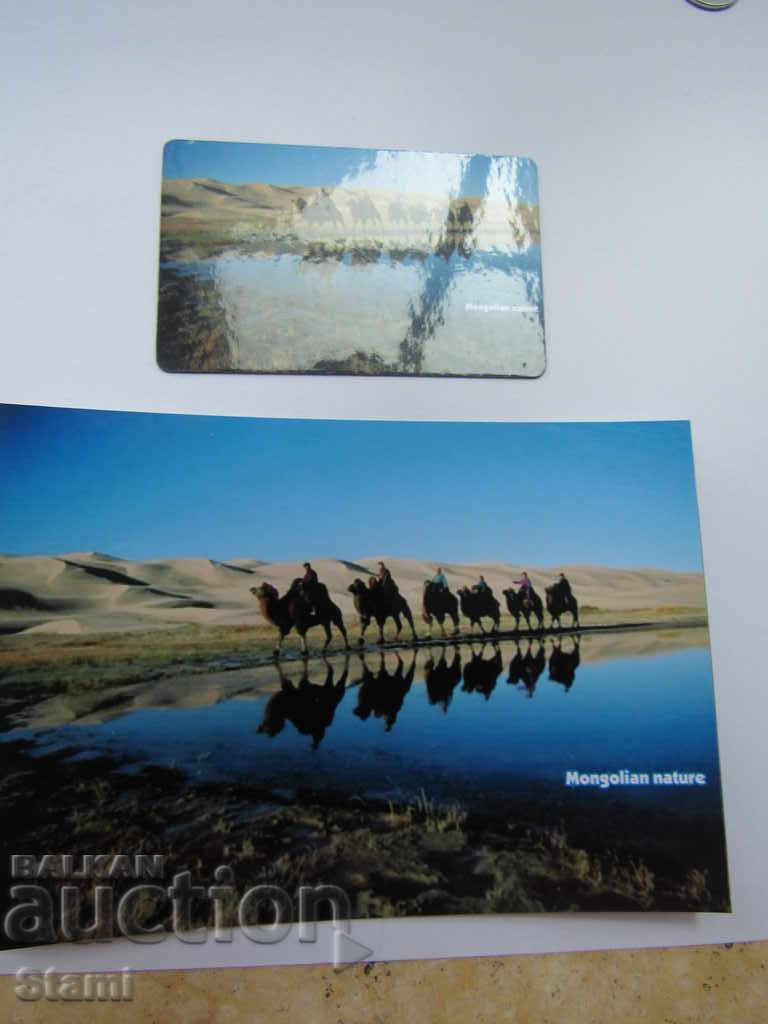 Set magnet and postcard from Mongolia-Gobi-4 with price 7.50 BGN | € 3.83 Set magnet and postcard from Mongolia-Gobi-4 with price 7.50 BGN | € 3.83